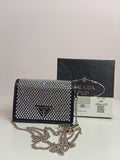 Prada mini cross body in black