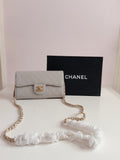 Chanel cross body in gray