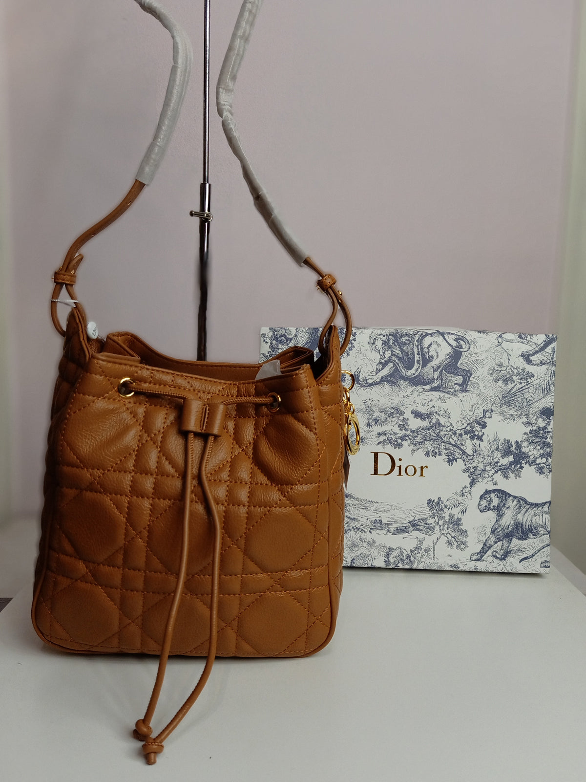 Dior shoulder bag in camel