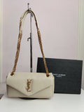 YSL shoulder bag in cream