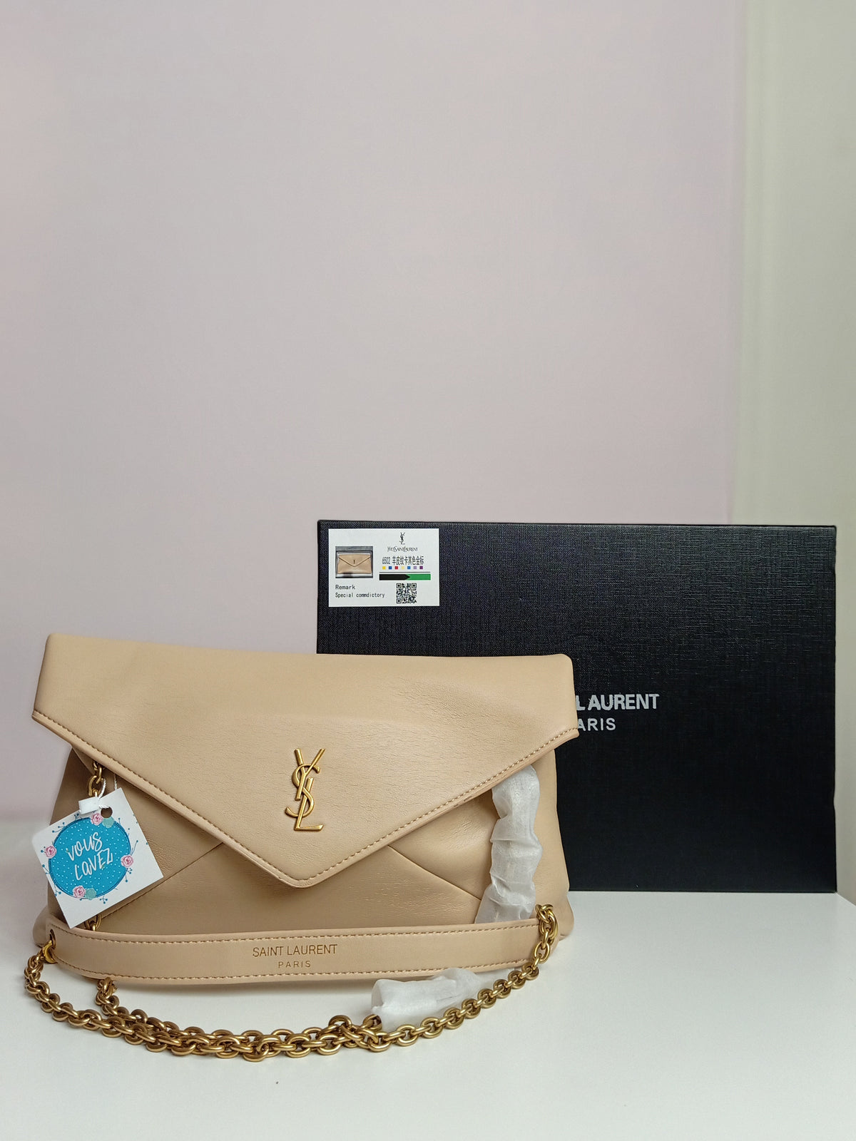 YSL crossbody bag in beige