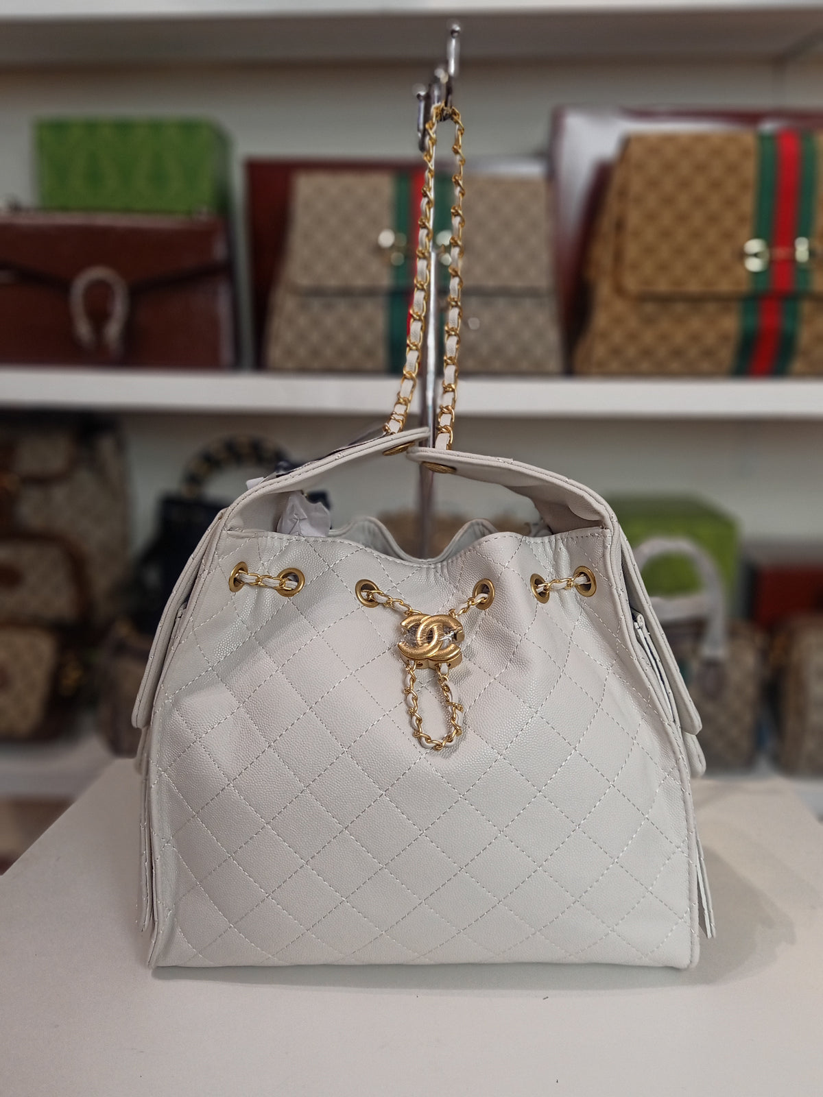 Chanel 25 in white