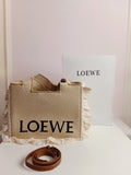 Loewe raffia large size beach bag