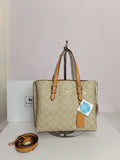 Coach tote bag in beige-camel