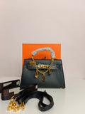 Hermes Mini Kelly in black