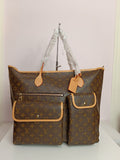 LV tote bag in brown-beige