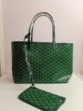 Goyard tote bag in green