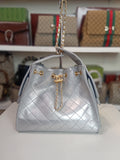 Chanel 25 in silver