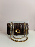 Coach tabby in brown