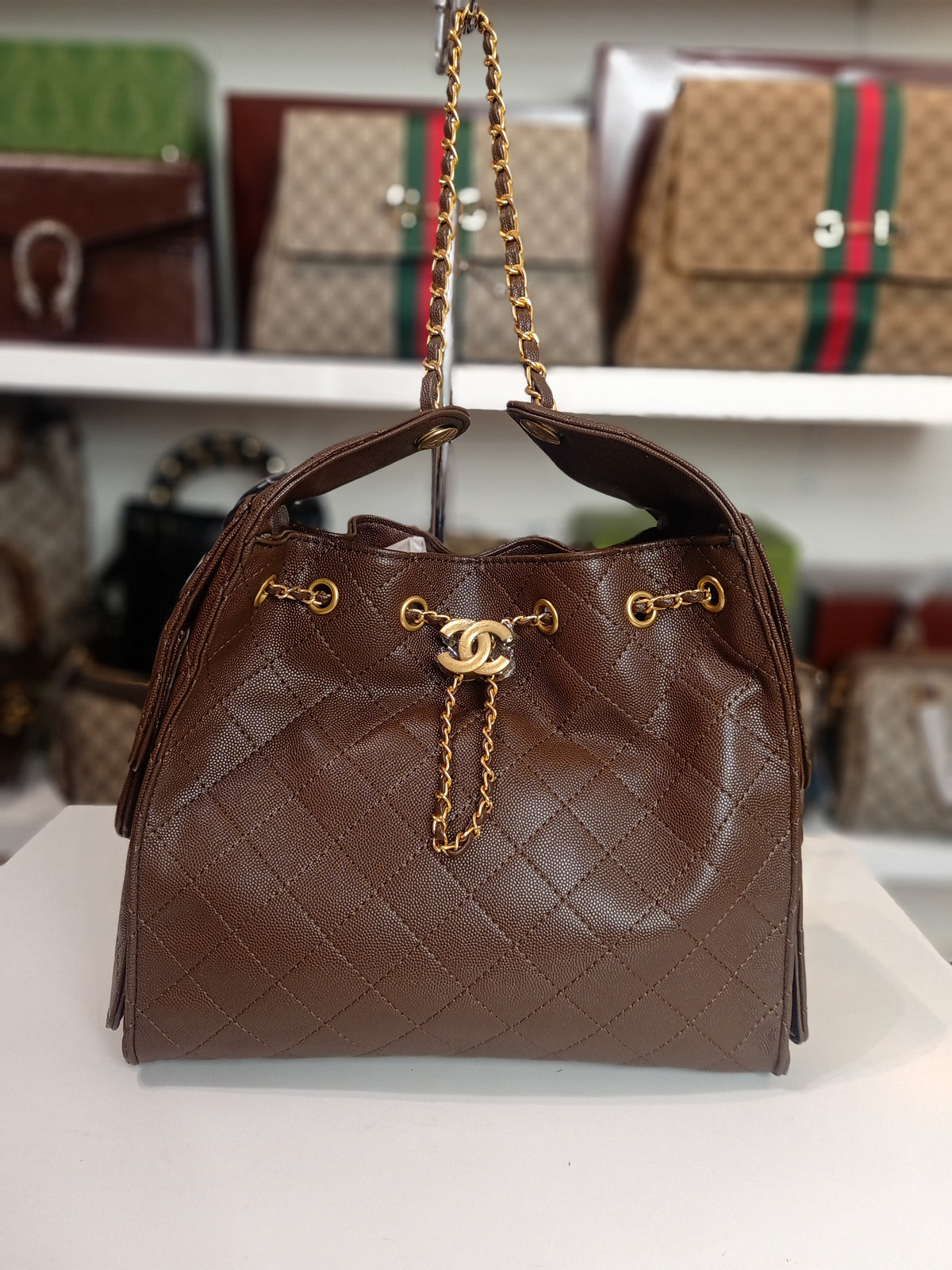 Chanel 25 in brown