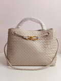 Bottega Venetta large size in off white-gold