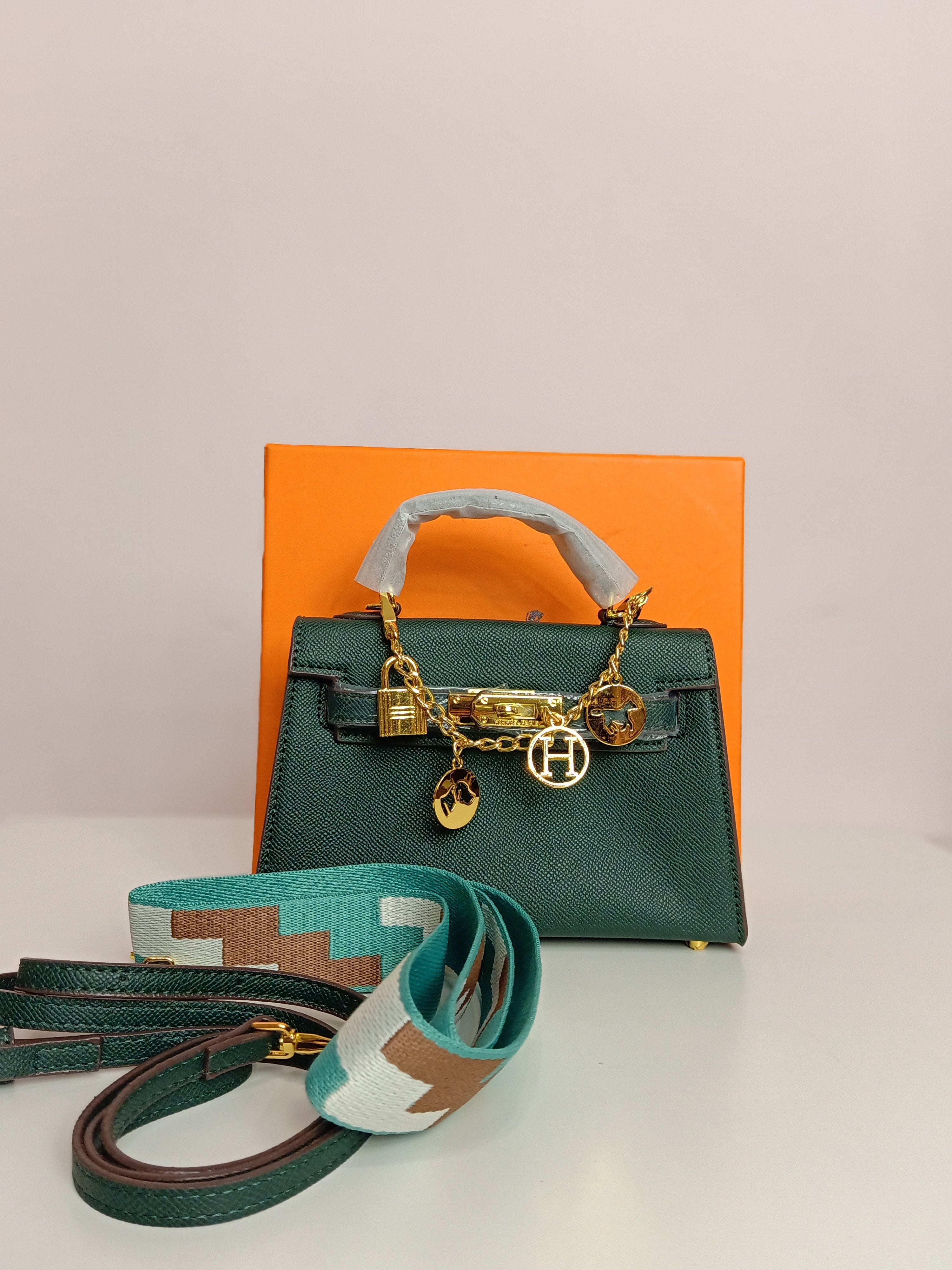 Hermes Mini Kelly in green