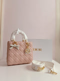 Lady Dior medium size in pink