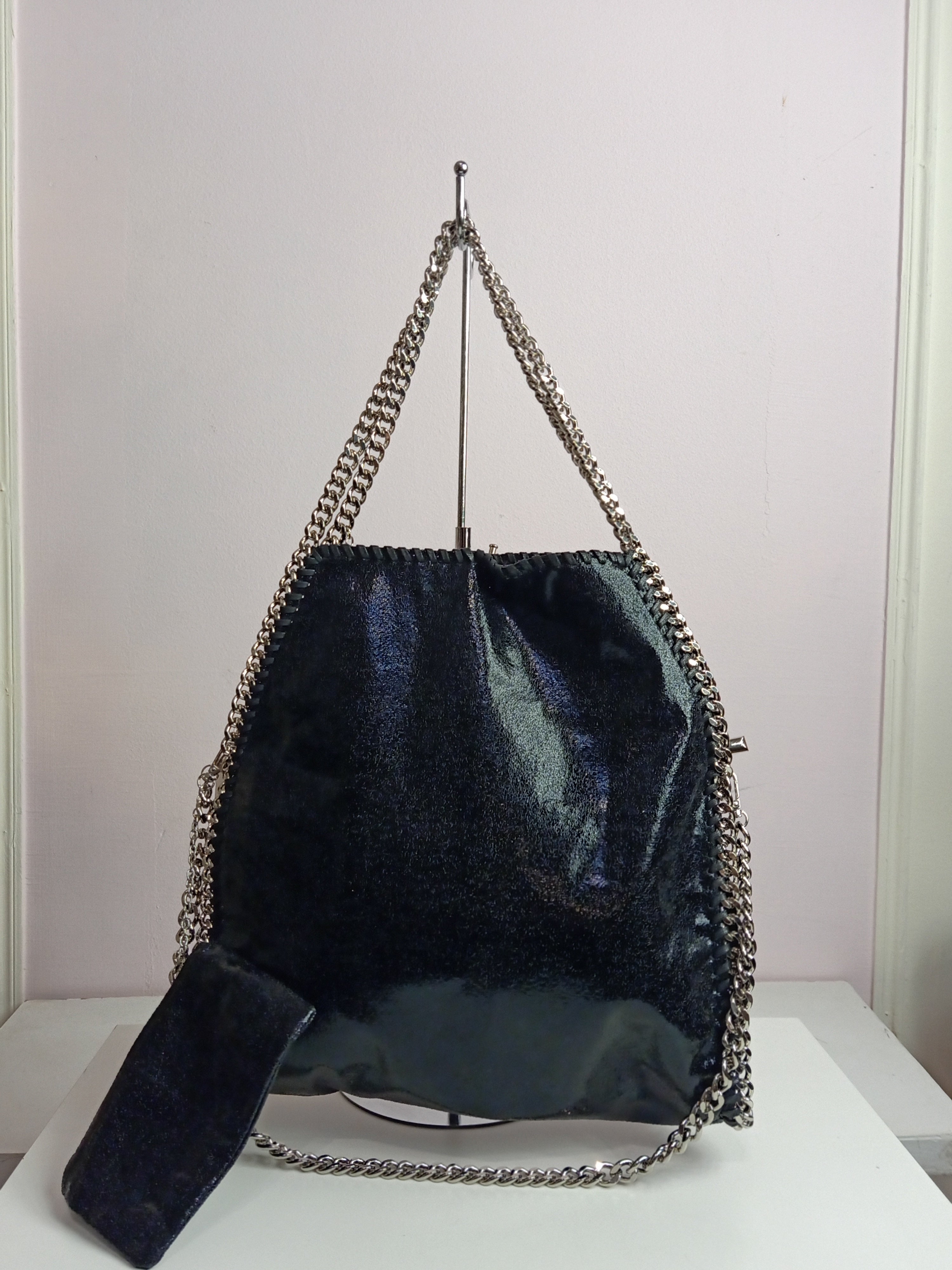 Stella McCartney in black-silver
