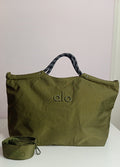 Alo tote bag in olive green