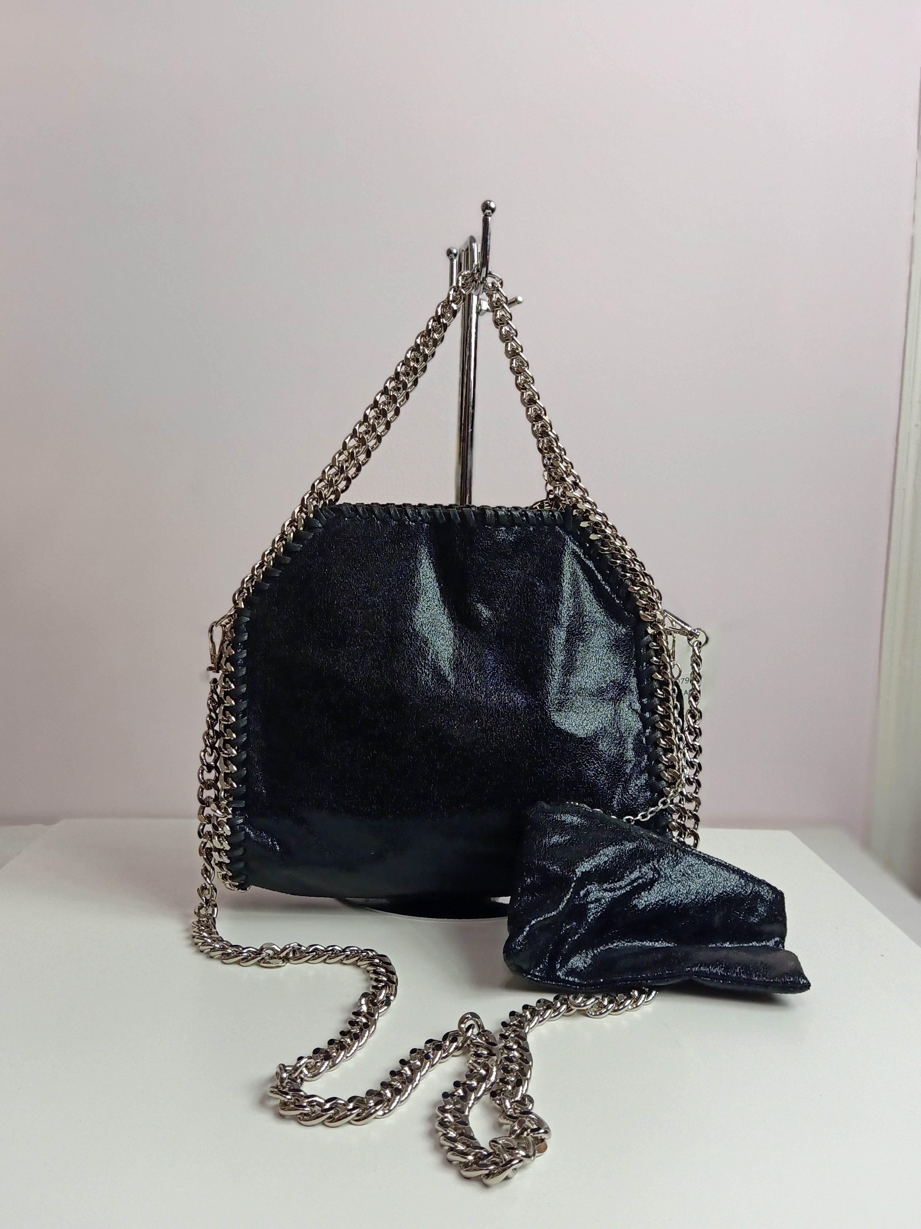 Stella McCartney in black-silver