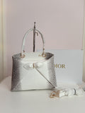 Dior bag in off white-brown