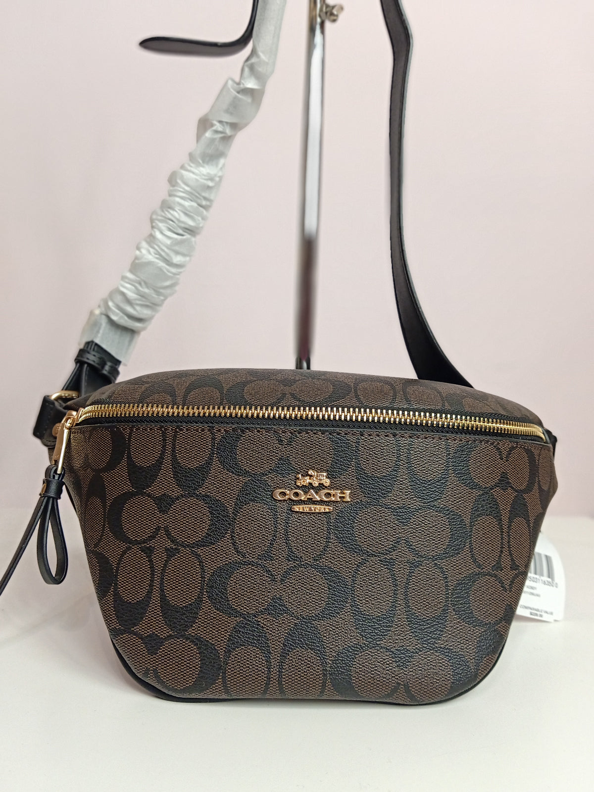 Coach waist & cross bag in brown