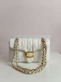Coach tabby in white