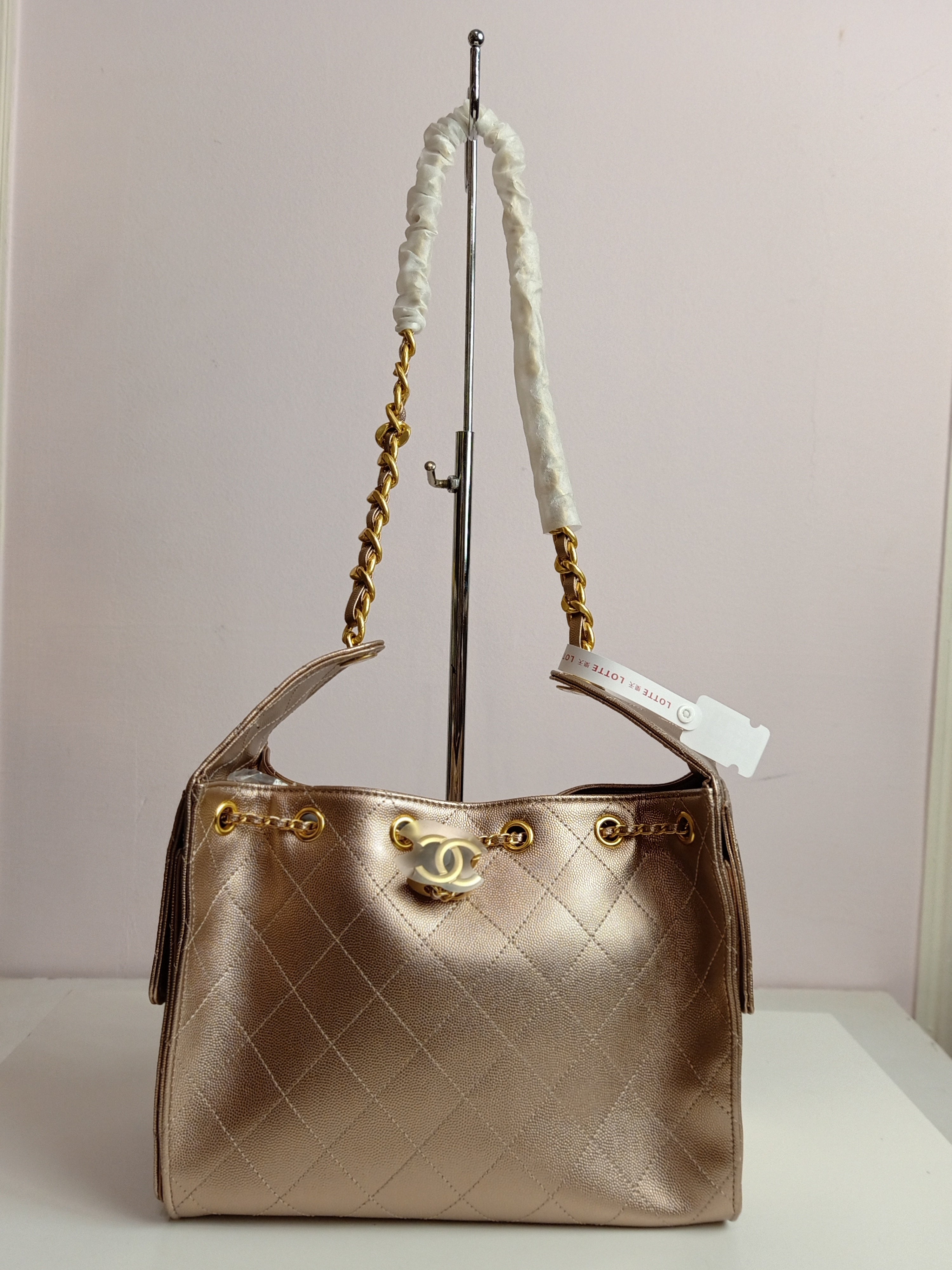 Chanel 25 medium size in copper