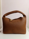 Bottega Venetta large size in camel-gold