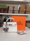 Hermes mini kelly in white