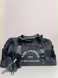 Karl duffle bag in black
