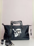 Karl duffle bag in black
