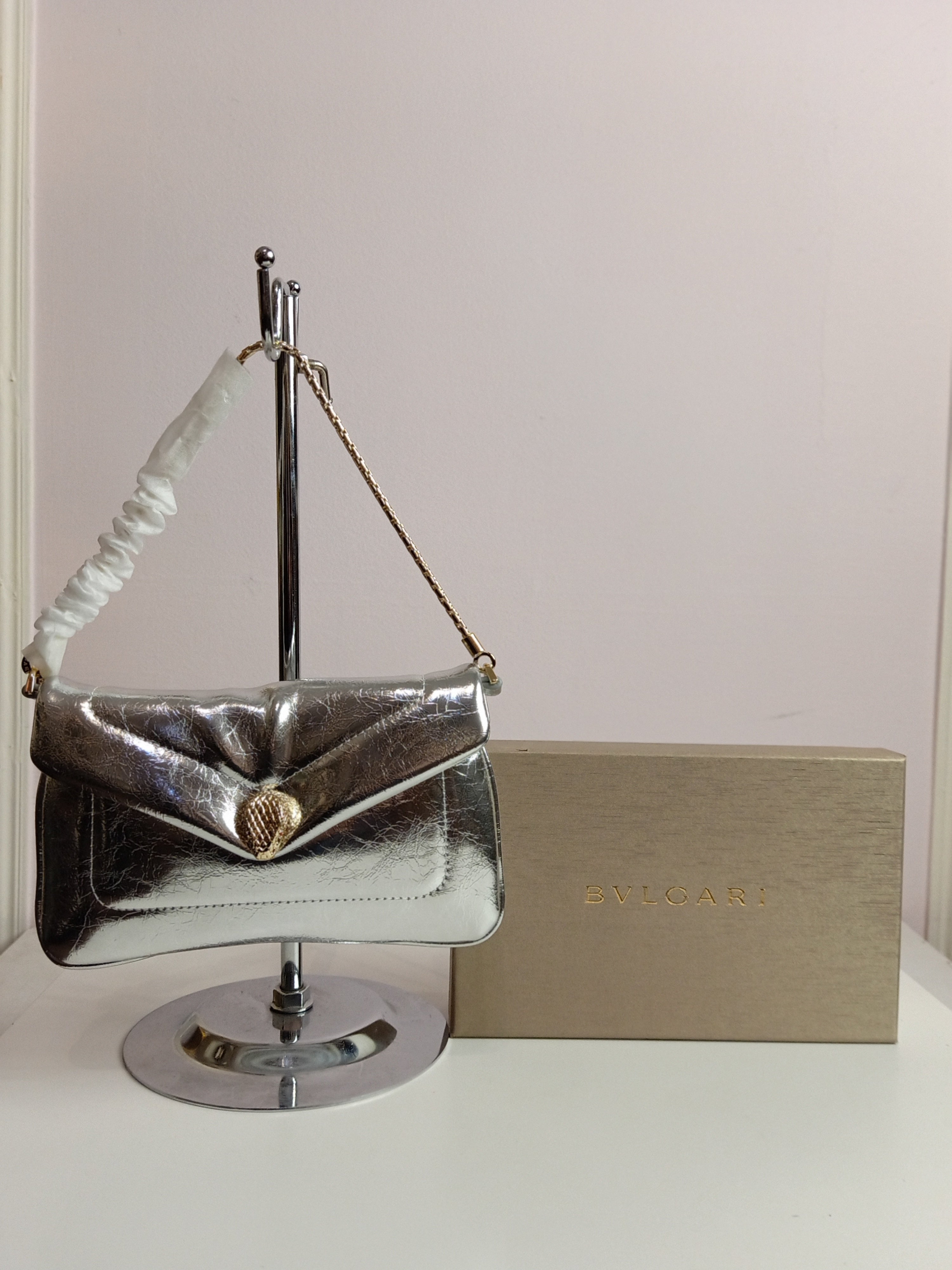 Bvlgari bag in silver