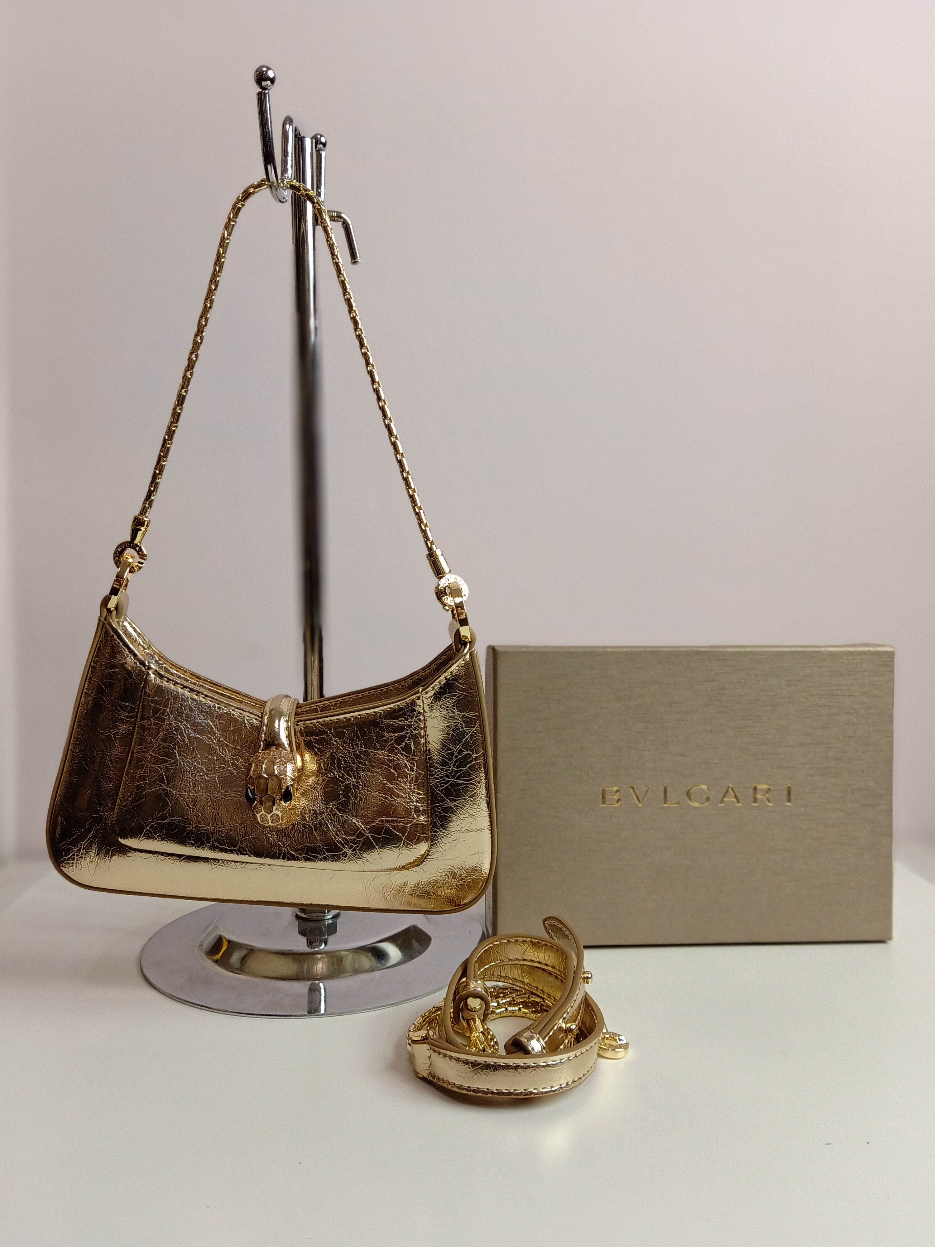 Bvlgari bag in gold