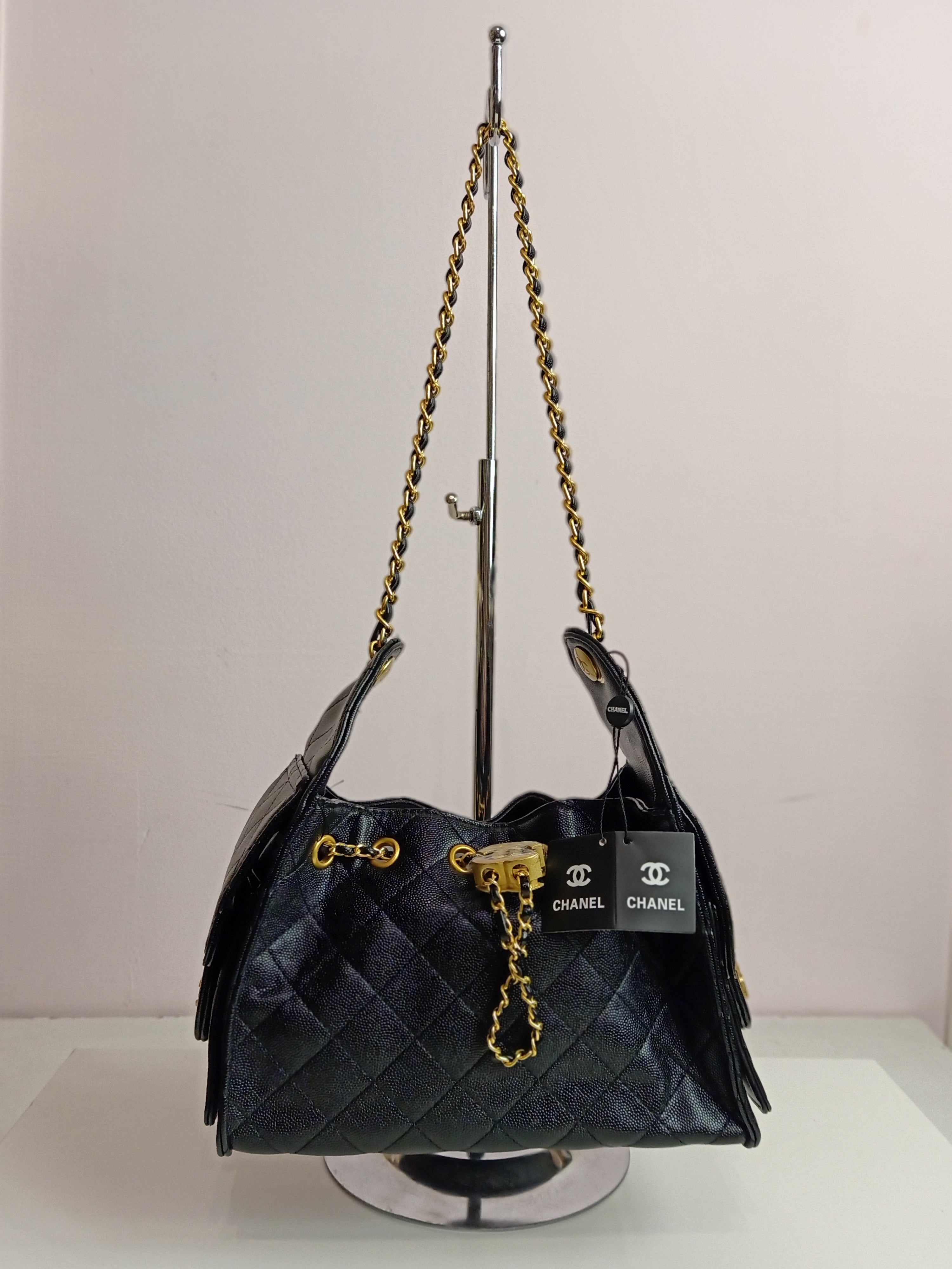 Chanel 25 mini size in black