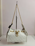 Chanel 25 mini size in white