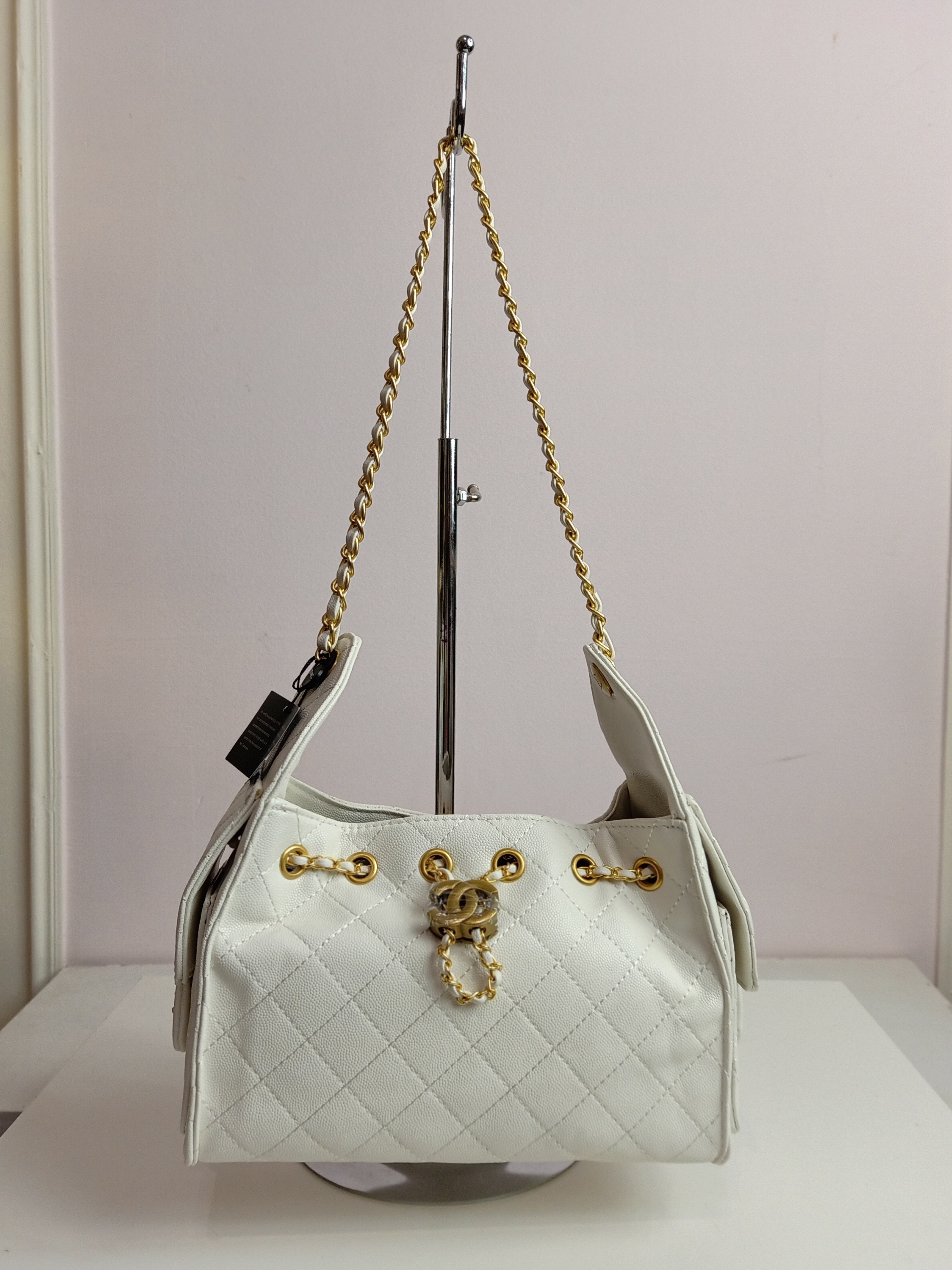 Chanel 25 mini size in white