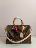 LV speedy in brown-camel