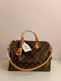 LV speedy in brown-camel