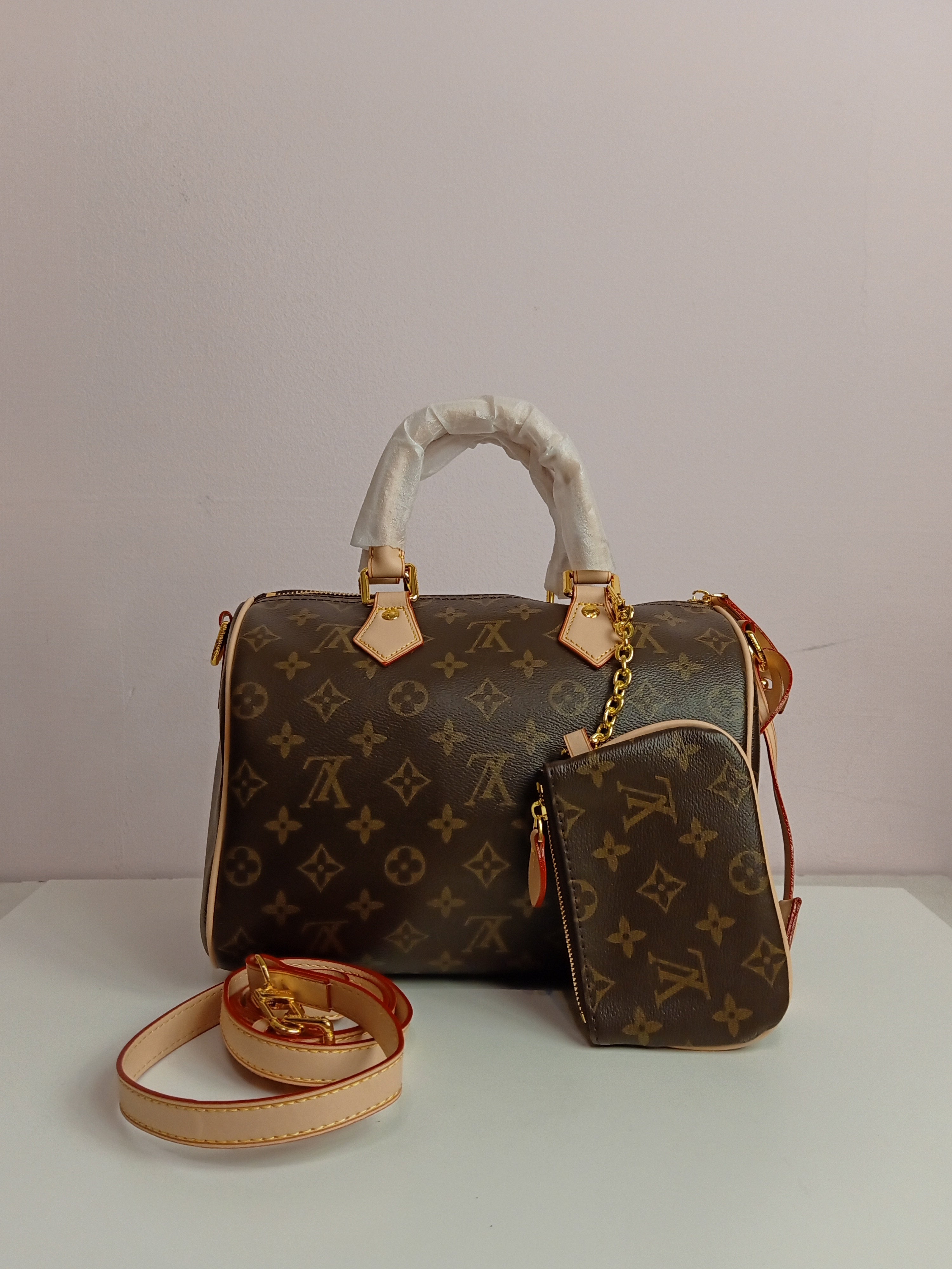 LV speedy 25 in brown-beige