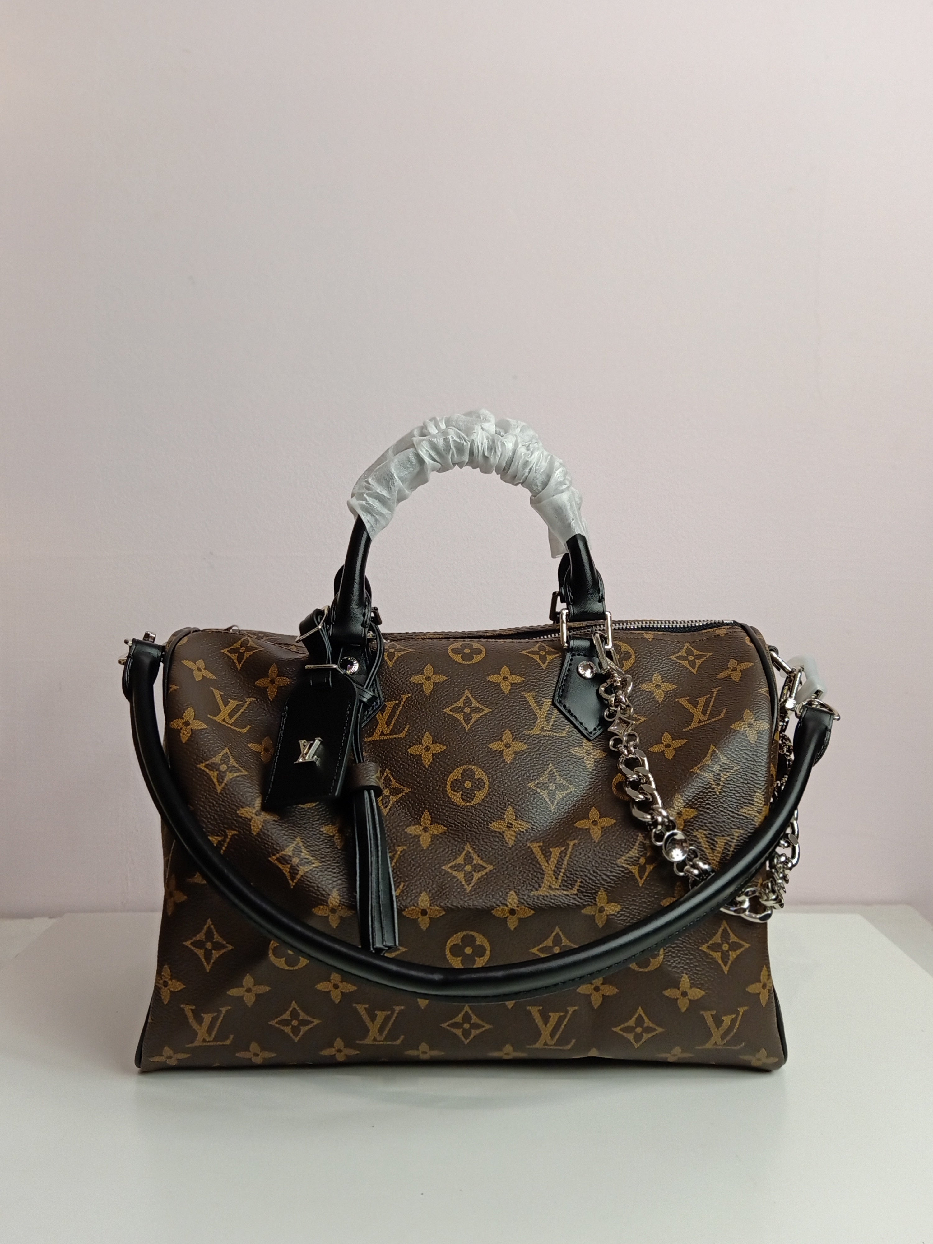 LV speedy in brown-black