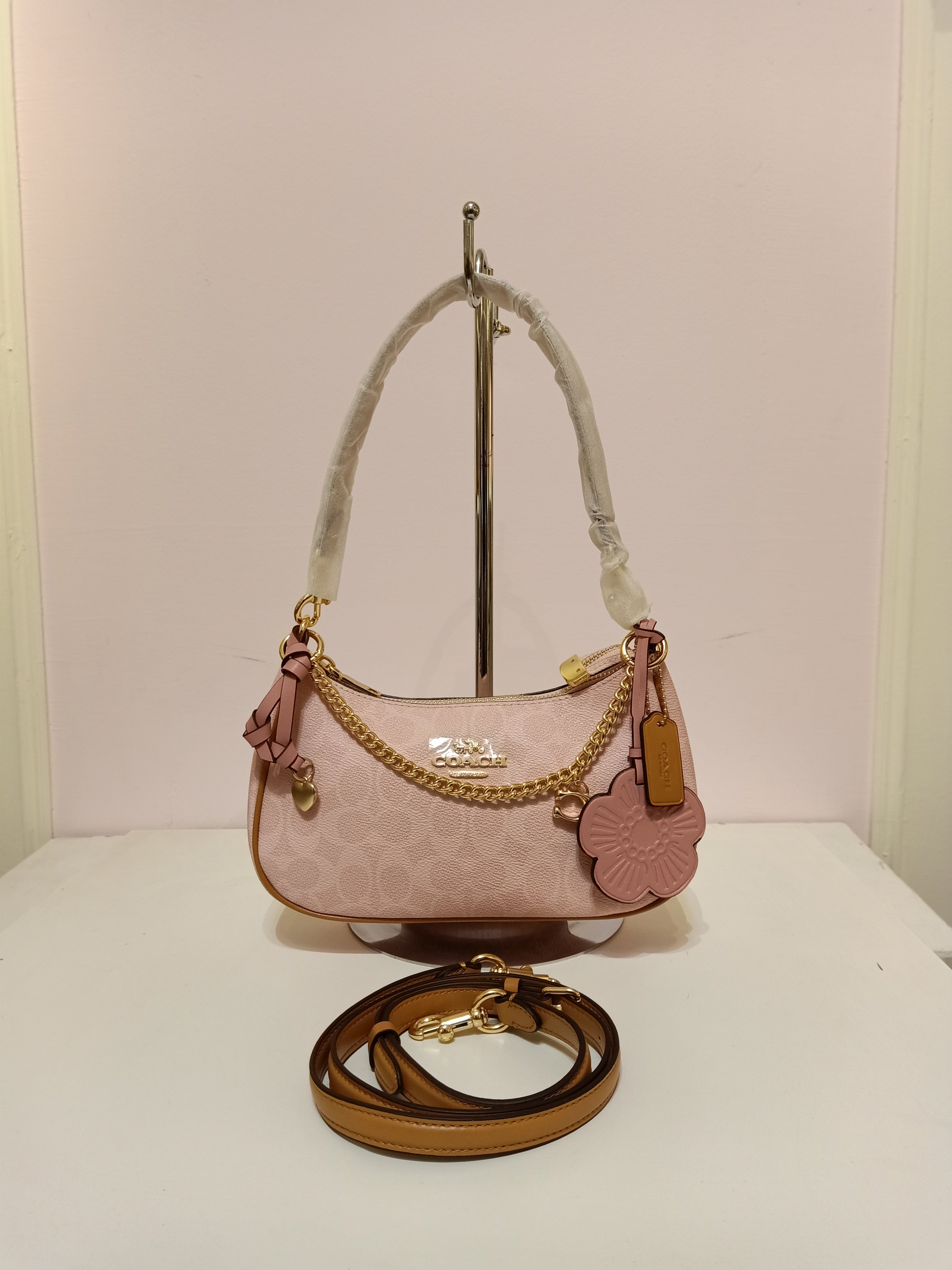Coach small body bag in pink