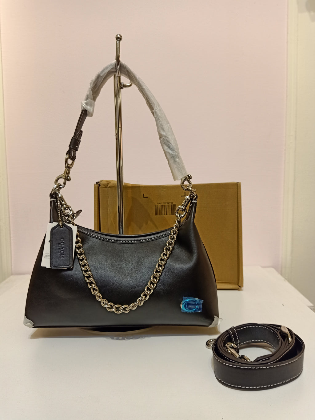 Coach cross body bag in black