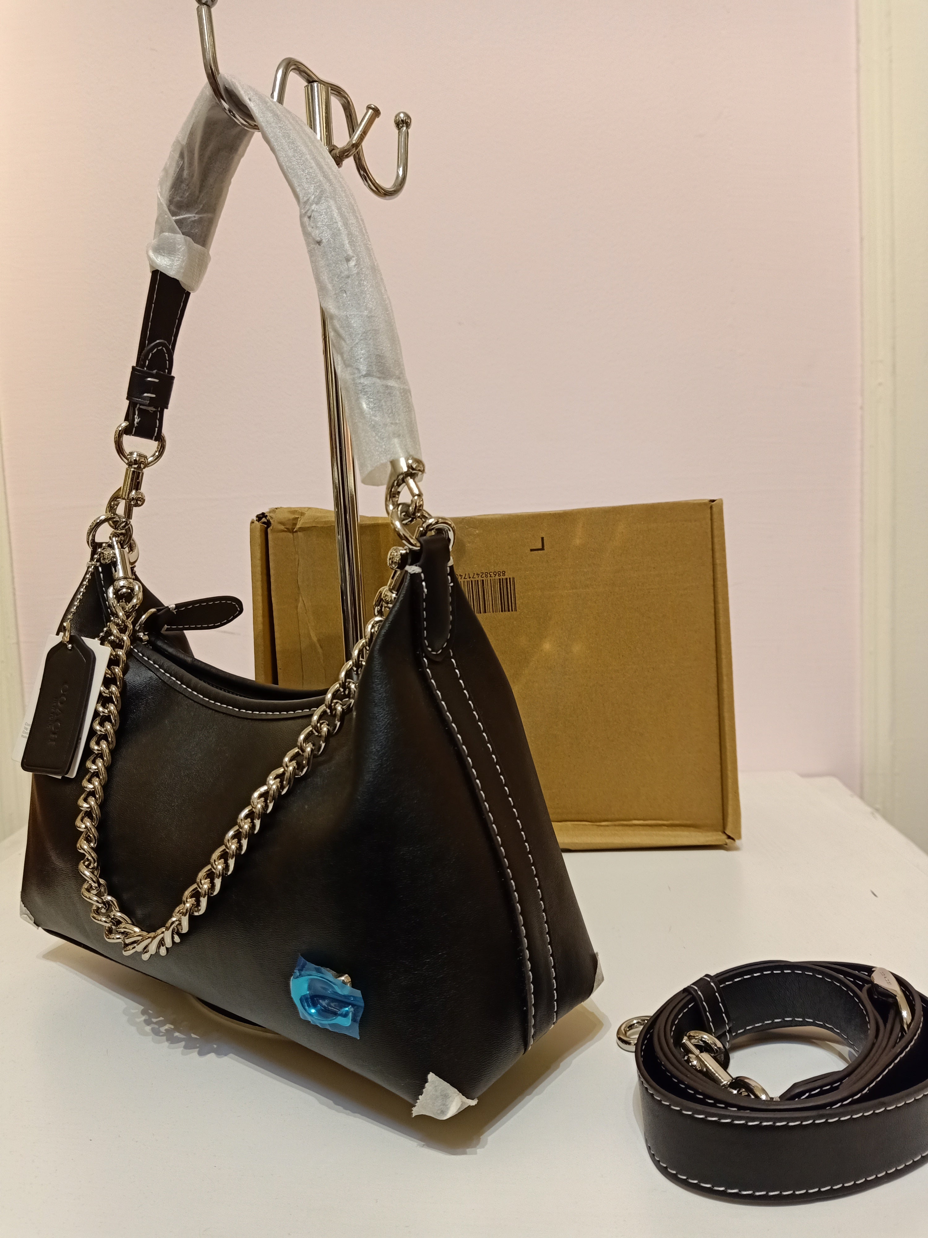Coach cross body bag in black