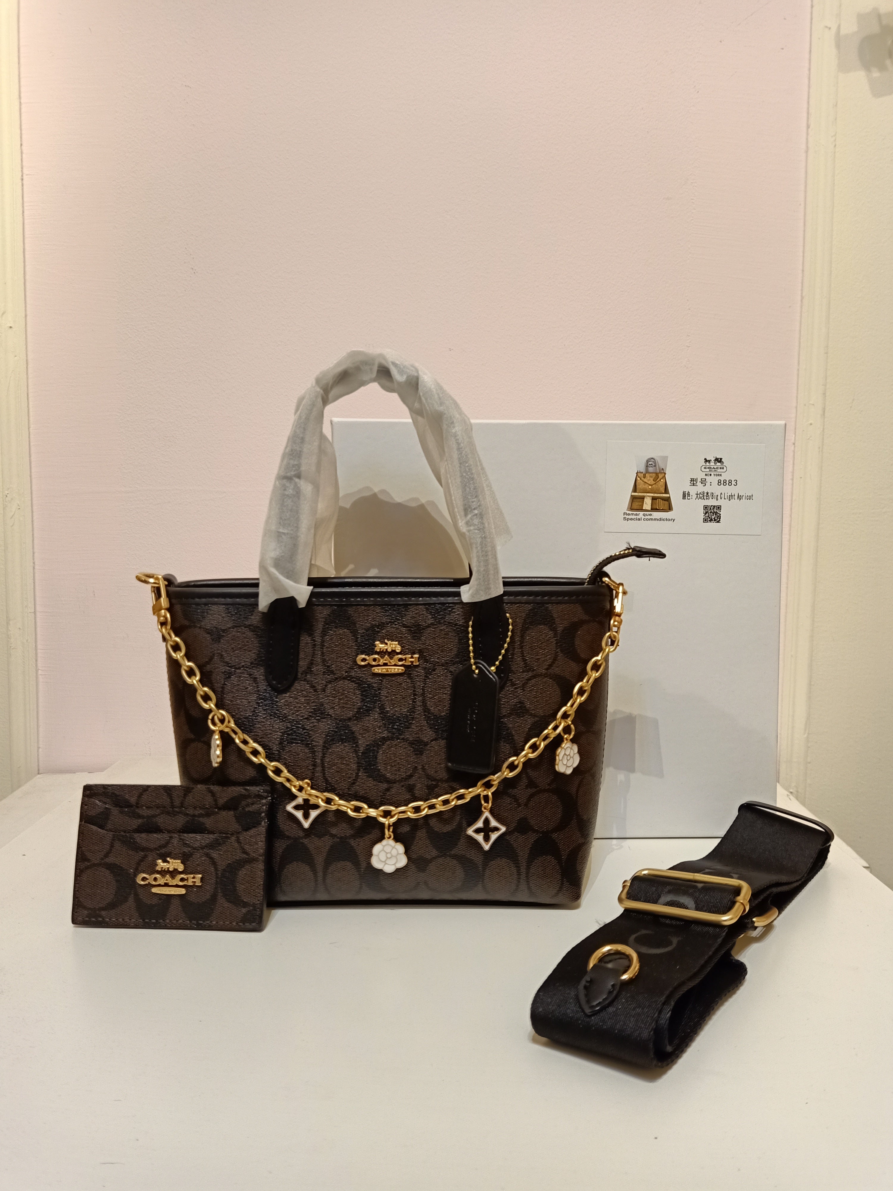 Coach cross body in brown