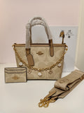 Coach cross body in beige