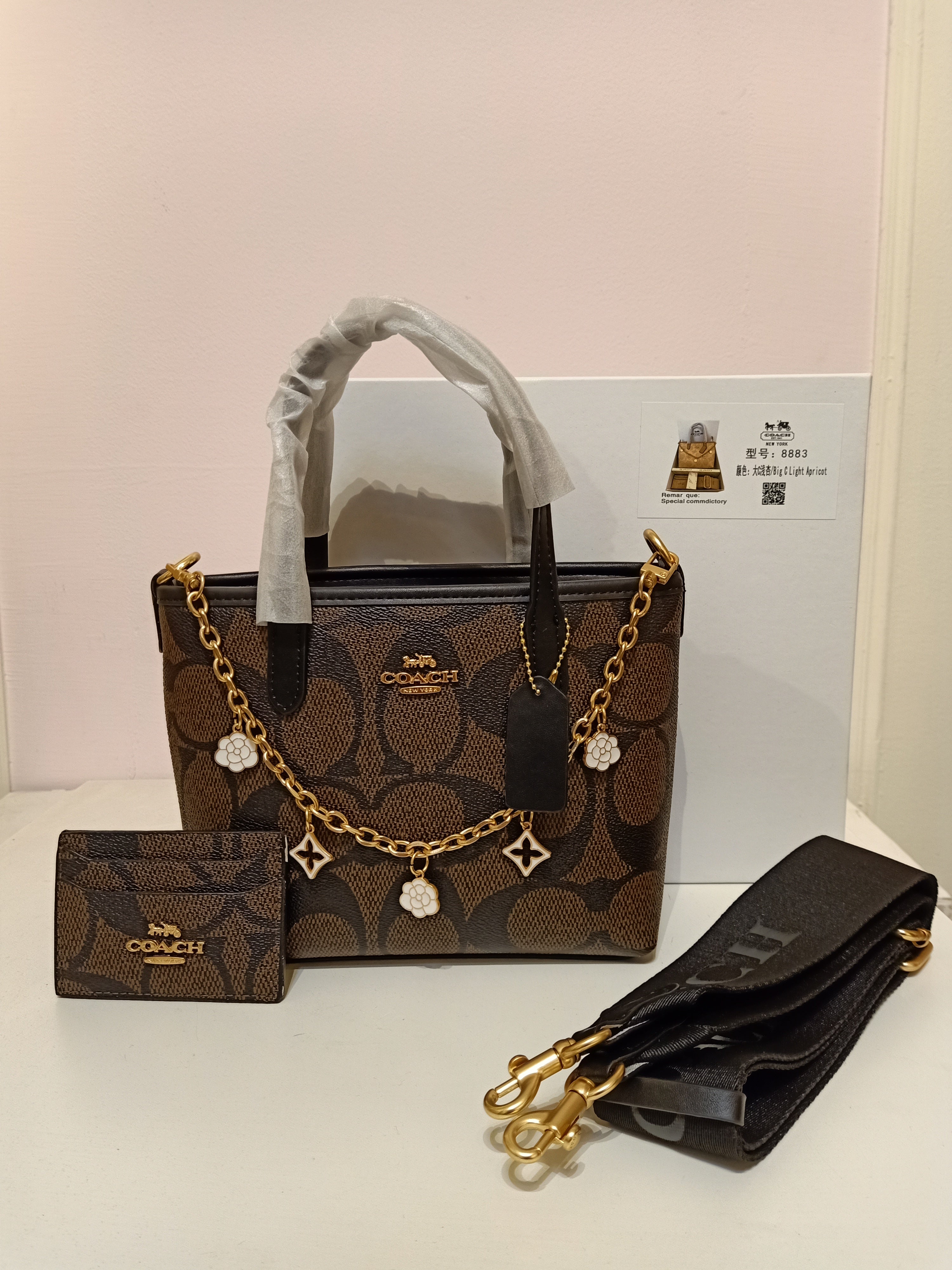 Coach cross body in brown