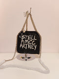 Stella Mccartney with writing in black-gold