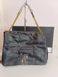 YSL large bag in black-gold