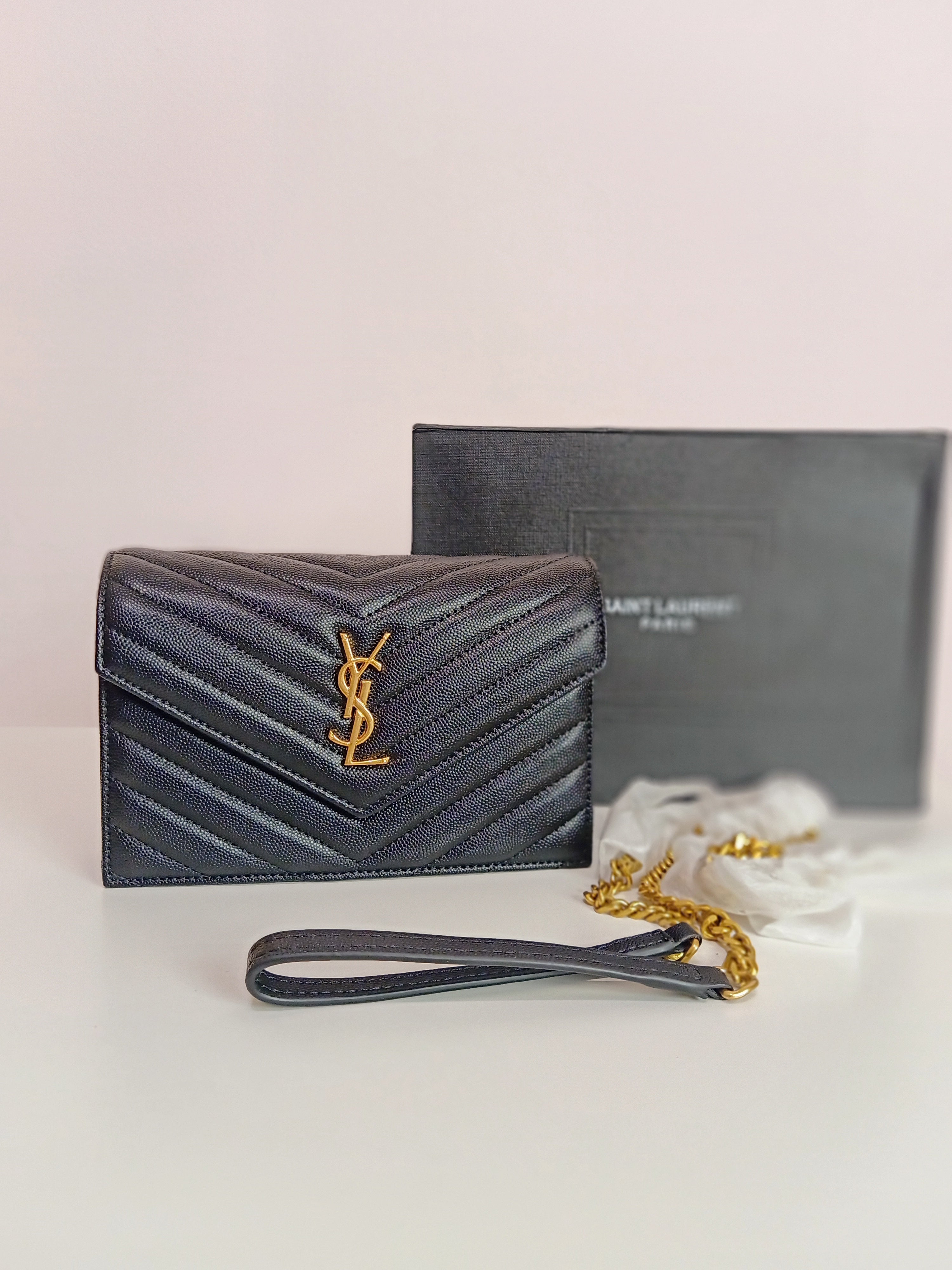 YSL small clutch and bag