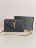 YSL bag in black-gold