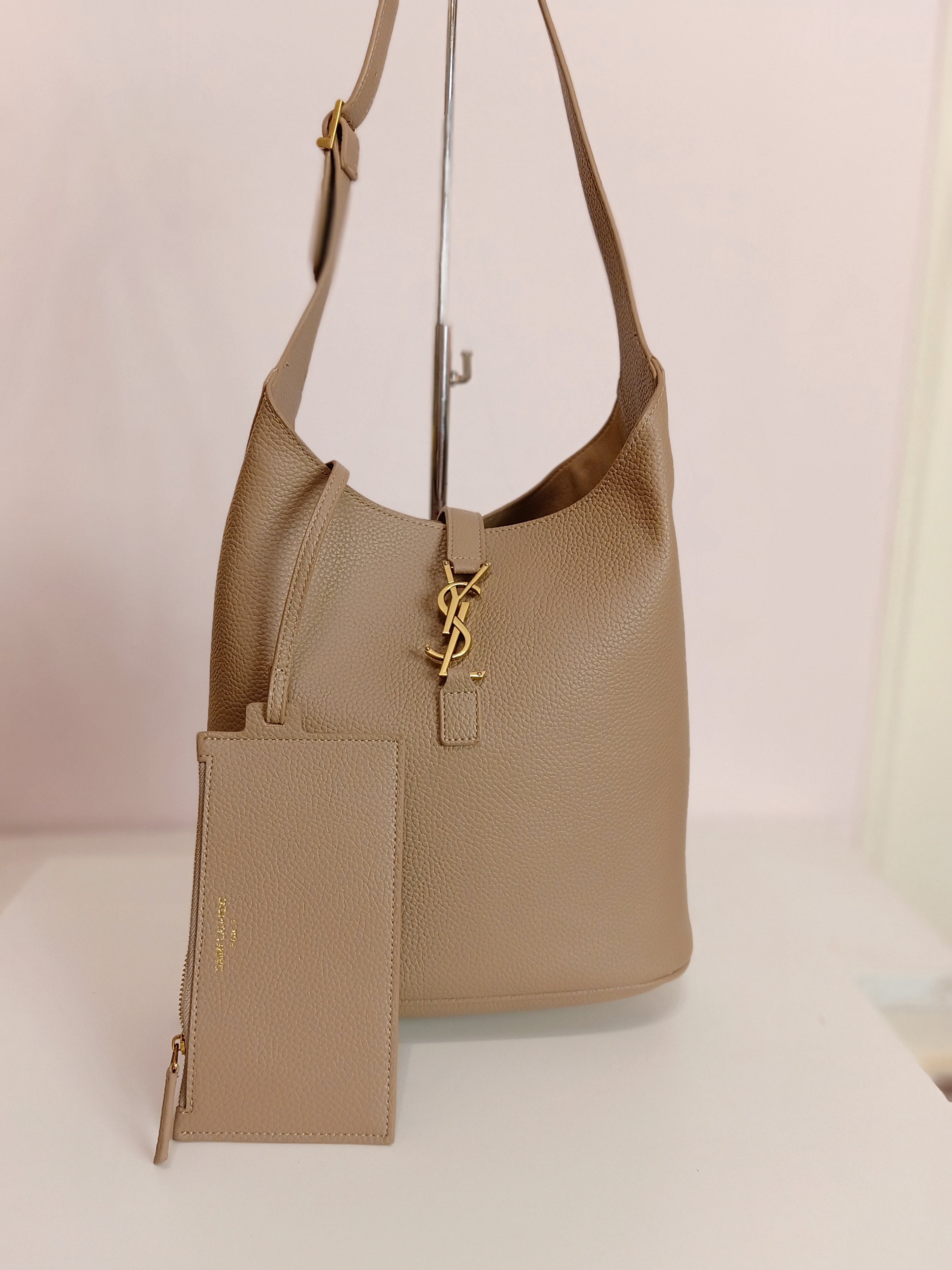 YSL large bag in beige