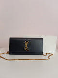 YSL small bag in black-gold