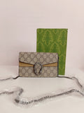 Gucci small cross body bag in beige